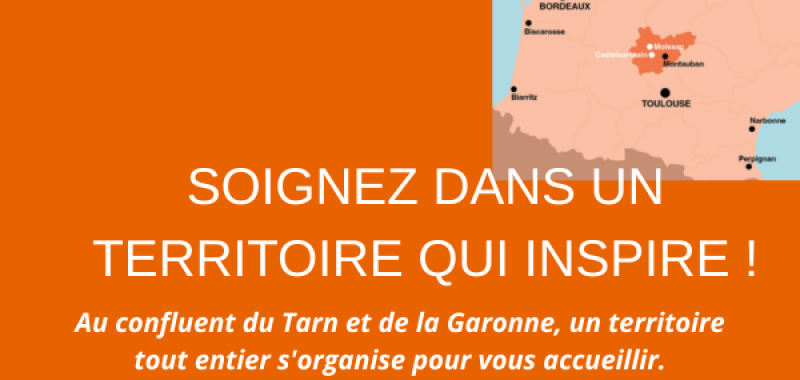 Bienvenue sur le territoire de la CPTS Quercy Garonne !